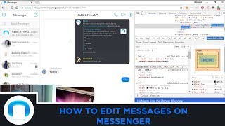 How to Edit Messages On Messenger [upl. by Adnalahs]