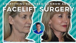 Facelift 101 before and after recovery Deep Plane Facelift  Stem Cell Facelifts and more [upl. by Dorreg]