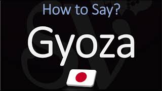 How to Pronounce Gyoza CORRECTLY [upl. by Elazaro]