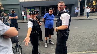 Angry West End Cop Threatens Arrest for Filming in Street 4K [upl. by Hannon]