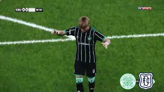 Celtic v Dundee FC  Scottish Premiership 202324  PES 21 [upl. by Aneerahs]