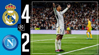 Real Madrid 42 SSC Napoli  HIGHLIGHTS  Champions League [upl. by Rasia]