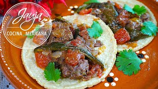 Tacos de Carne Guisada [upl. by Annahpos]