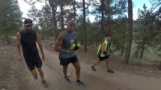 David Goggins at the Leadville Trail 100 race 2019 [upl. by Eicnan]