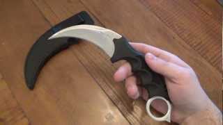 Knife Review  United Cutlery quotHonshuquot Fixed Karambit [upl. by Powel256]