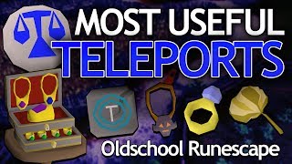 Most Useful Teleports in OSRS [upl. by Iman]