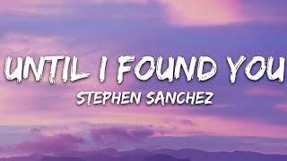 Stephen Sanchez  Until I Found You Lyrics Piano Version [upl. by Odrawde]