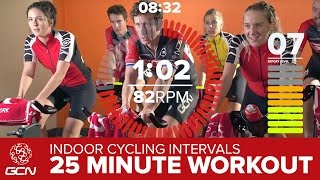 HIIT Workout  High Intensity Intervals  GCN 25 Minute Bike Session [upl. by Eizeerb384]