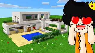 MINECRAFT 🏡 COMO HACER UNA CASA MODERNA [upl. by Reeher]