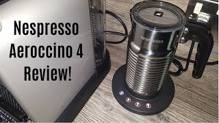 Nespresso Aeroccino 4 Milk Frother Review  Worth upgrading from the Aeroccino 3 [upl. by Martyn]