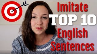 How to Pronounce TOP 10 English Sentences [upl. by Sinnel805]