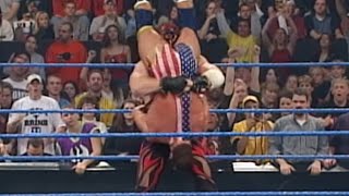 Kurt Angle vs Kane — WCW United States Championship Match SmackDown Oct 1 2001 [upl. by Kidder]