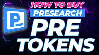 How To Buy Presearch Tokens 2022  PRE presearch token [upl. by Malchy528]