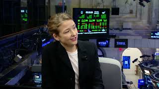 GeoComply CEO and Founder Anna Sainsbury Live from NYSE [upl. by Edme564]