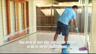 Anti Slip coating the best way to make slippery floor tiles and covering safe Easy to use [upl. by Fulton]