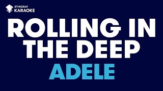 Adele  Rolling In The Deep Karaoke with Lyrics [upl. by Ranit]