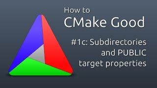 How to CMake Good  1c  Subdirectories and Target Interface Properties [upl. by Docilla789]