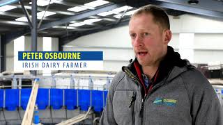 Automated Dairymaster 44 point Rotary Milking Parlour on the Osbourne farm [upl. by Daberath]