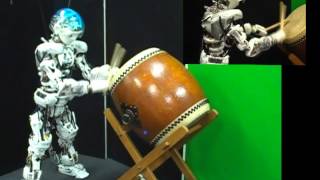 Kojiro Humanoid Robot Plays Drum [upl. by Maunsell360]