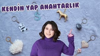 ANAHTARLIK YAPIMI  KENDİN YAP  DIY KEYCHAIN [upl. by Shane]