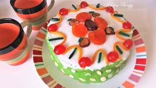 Homemade Cassata Siciliana Italian Cake Recipe  Dolce Italiana Torta [upl. by Soelch]