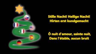 Stille Nacht heilige Nacht  Douce nuit sainte nuit DE  FR lyrics [upl. by Ardnossac]