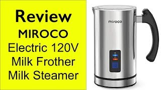 Review Miroco Milk Frother  How to make froth milk at home [upl. by Erinn]