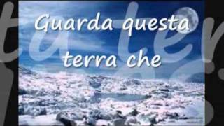 Andrea Bocelli  Canto Della Terra with lyrics [upl. by Beuthel]