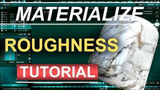 Materialize RoughnessSmooth Map Tutorial In 60 Seconds [upl. by Giulio]