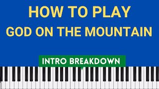 God on the mountain Lynda Randle piano tutorial [upl. by Bernardo]