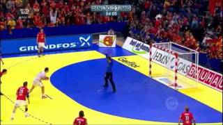 Mikkel Hansen VS Kiril Lazarov EHF EURO 2012 Championship Denmark VS Macedonia [upl. by Brook]