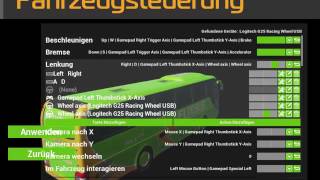 Fernbus Simulator 2016 Lenkrad einstellen TutorialDeutsch [upl. by Lasonde]