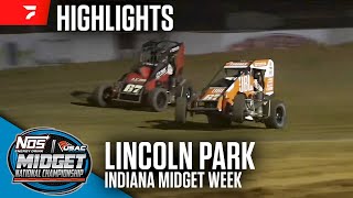 𝑯𝑰𝑮𝑯𝑳𝑰𝑮𝑯𝑻𝑺 USAC NOS Energy Drink National Midgets  Lincoln Park Speedway  June 6 2024 [upl. by Oiliduab]