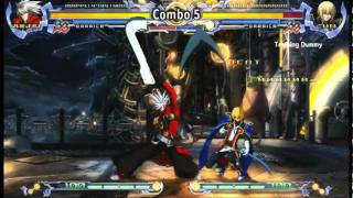 BlazBlue  Ragna  Combos [upl. by Nahs611]