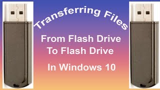 How To Transfer Data Between Flash Drives In Windows 10 [upl. by Einwahr162]