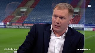 Paul Scholes explains his secret Manchester United comeback on FA Cup Tonight [upl. by Baelbeer]