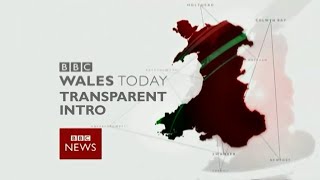 BBC Wales Today  Transparent intro 20082018 [upl. by Atneciv]