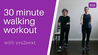 30 MINUTE WALKING WORKOUT  For Seniors and Beginners [upl. by Ahsienal]