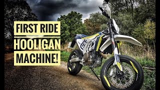 2018 Husqvarna 701 Supermoto Review [upl. by Kyne644]