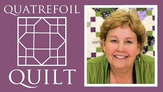 Make a Quatrefoil Quilt with Jenny Doan of Missouri Star Video Tutorial [upl. by Forras19]