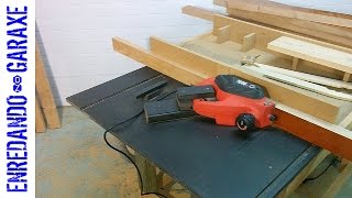 How to use my THICKNESS PLANER [upl. by Arteid362]