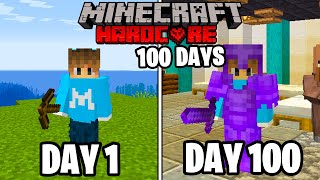 I Survived 100 Days in HARDCORE Minecraft Heres What Happened [upl. by Sido]