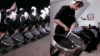 Top Secret Drum Corps  17 Year Old Drummer Plays Alongside [upl. by Ezri]