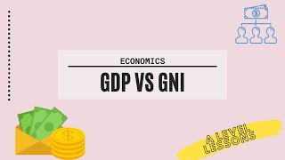 Gross National Product vs Gross National Income GDP vs GNI  A Level Economics 2024 [upl. by Anisor642]