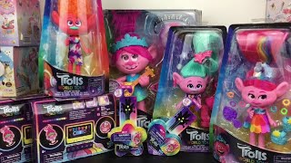 Trolls World Tour Movie Fashion Dolls Pop amp Rock Poppy Tiny Dancers Unboxing Review [upl. by Ennaharas]