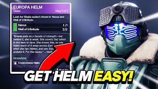 How To Complete Europa Helm Quest Fast amp Easy  Destiny 2 Beyond Light [upl. by Rebmak449]