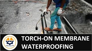 Torch on Membrane Waterproofing Procedures [upl. by Andromede998]