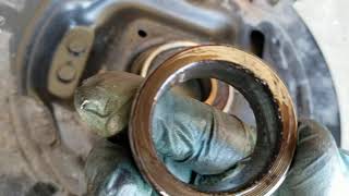 Suzuki Samurai rear bearing and retainer removal Part 2 [upl. by Osi]