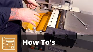 How to set up a planer thicknesser [upl. by Eyde]