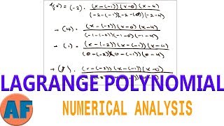 Lagrange Interpolating Polynomial  Easy Method [upl. by Htebharas]